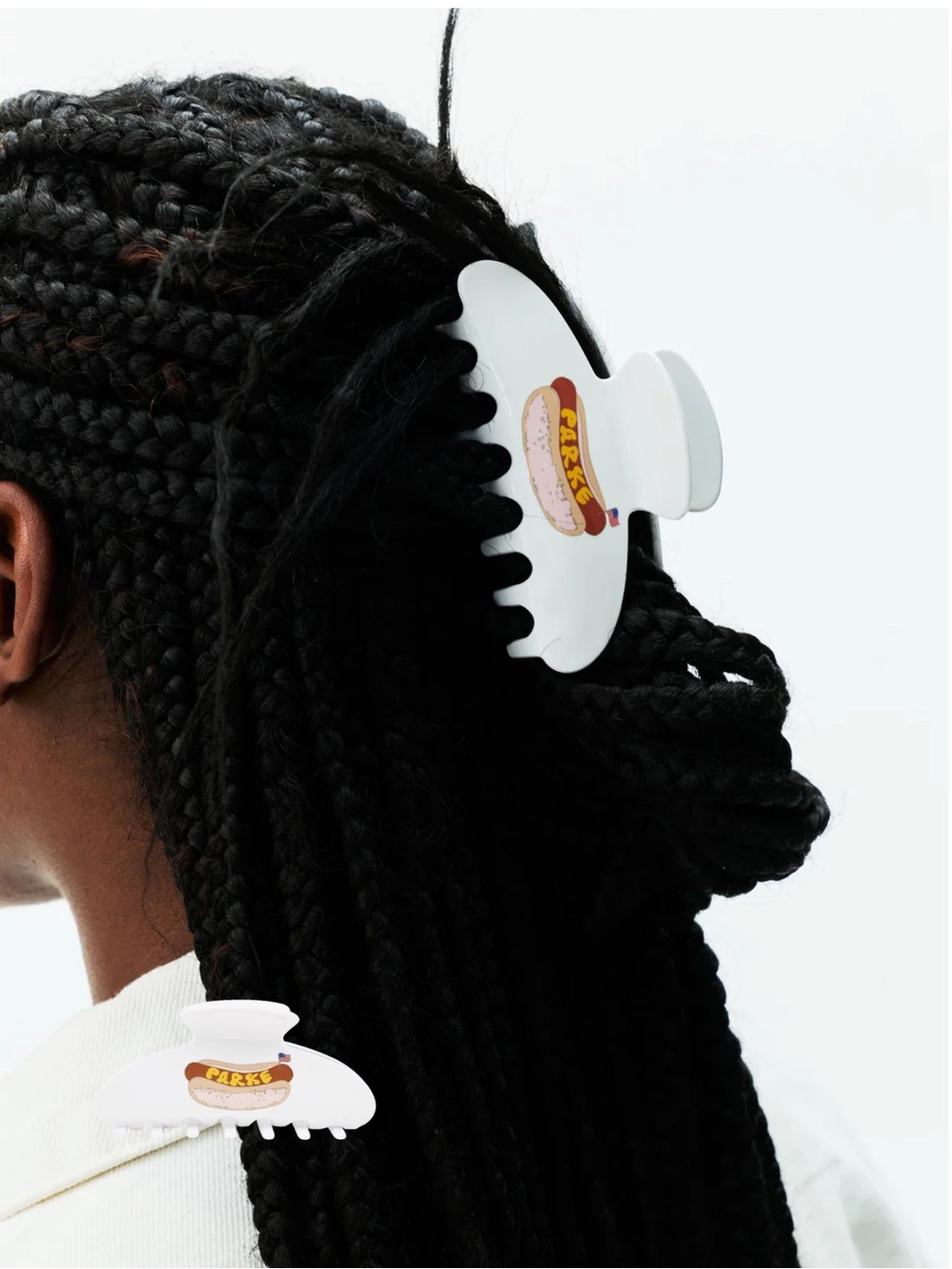 Parke Hot Dog Hair Clip